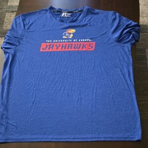 Russell Athletic Blue Jayhawks Tee